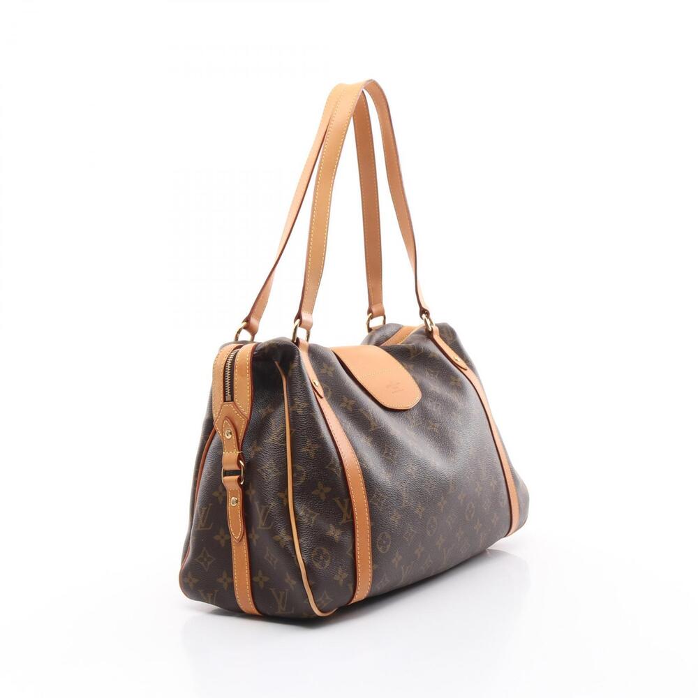 Louis Vuitton Stresa Shoulder Bag Canvas Leather Monogram Brown